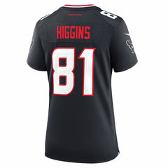 Jayden Higgins Women's Game Jersey - Houston Texans