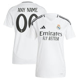 Real Madrid Women's 2024/25 Home Replica Custom Jersey - Adidas White