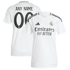 Real Madrid Women's 2024/25 Home Replica Custom Jersey - Adidas White