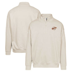MLB San Diego Padres Levelwear Murray Core Logo Quarter-Zip Pullover Top