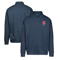 MLB Minnesota Twins Levelwear Murray Core Logo Quarter-Zip Pullover Top