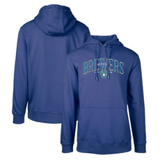 MLB Milwaukee Brewers Levelwear Cooperstown Collection Podium Retro Spellout Pullover Hoodie