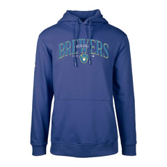 MLB Milwaukee Brewers Levelwear Cooperstown Collection Podium Retro Spellout Pullover Hoodie