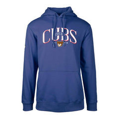 MLB Chicago Cubs Levelwear Cooperstown Collection Podium Retro Spellout Pullover Hoodie