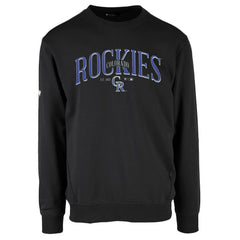 MLB Colorado Rockies Levelwear Zane Cooperstown Collection Retro Spellout Pullover Sweatshirt