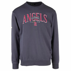 MLB Los Angeles Angels Levelwear Zane Cooperstown Collection Retro Spellout Pullover Sweatshirt