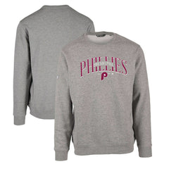 MLB Philadelphia Phillies Levelwear Zane Cooperstown Collection Retro Spellout Pullover Sweatshirt