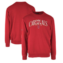 MLB St. Louis Cardinals Levelwear Zane Cooperstown Collection Retro Spellout Pullover Sweatshirt