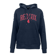 MLB Boston Red Sox Levelwear Women's Adorn Cooperstown Collection Retro Spellout Pullover Hoodie