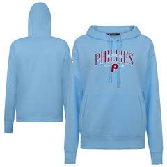 MLB Philadelphia Phillies Levelwear Women's Adorn Cooperstown Collection Retro Spellout Pullover Hoodie