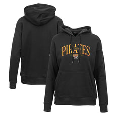 MLB Pittsburgh Pirates Levelwear Women's Adorn Cooperstown Collection Retro Spellout Pullover Hoodie