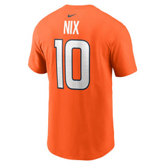 Bo Nix Name & Number T-Shirt - Denver Broncos