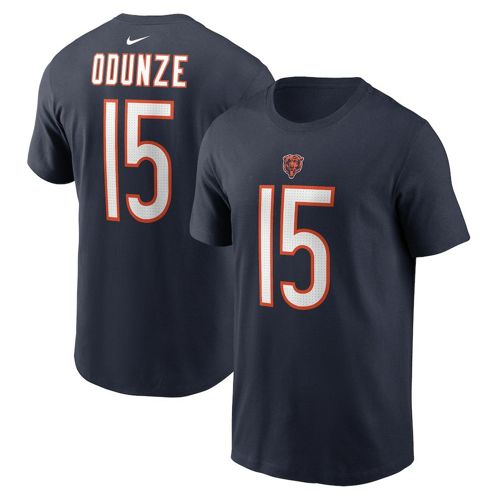 Rome Odunze Name & Number T-Shirt - Chicago Bears