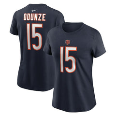 Rome Odunze Women's Name & Number T-Shirt - Chicago Bears