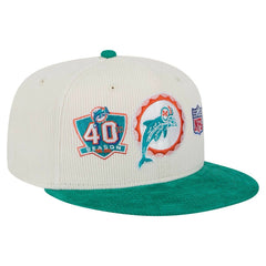 Throwback Corduroy 59FIFTY Fitted Hat - Miami Dolphins
