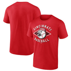 MLB Cincinnati Reds Classic Diamond T-Shirt – Red
