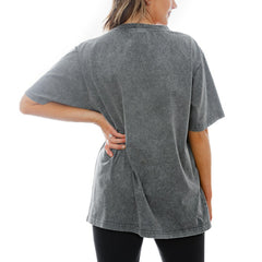 Gameday Couture Women's Titan Tackle Relaxed Fit Washed T-Shirt - Cleveland Browns