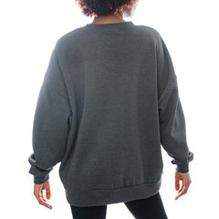 Gameday Couture Women's Oversized Long Weekend Premium Fleece Drop Shoulder Pullover Sweatshirt - Cleveland Browns