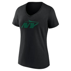 Women's Secondary Logo V-Neck T-Shirt - New York Jets