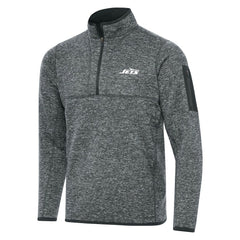 Antigua Fortune Quarter-Zip Pullover Jacket - New York Jets