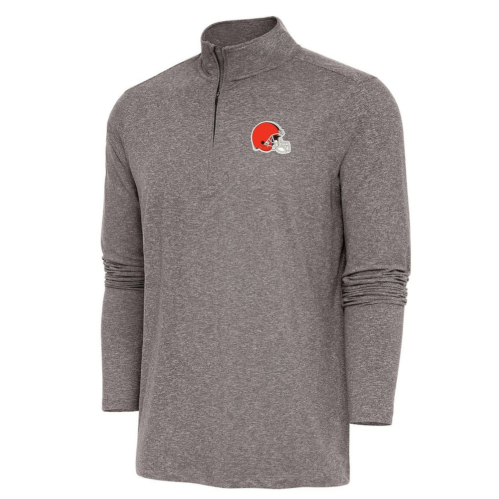 Antigua Hunk Quarter-Zip Pullover Top - Cleveland Browns