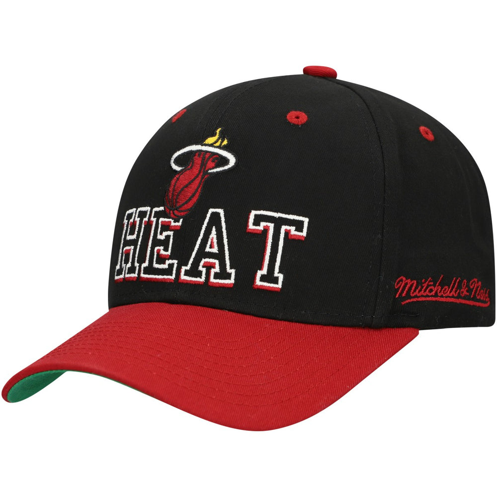 NBA Miami Heat Backside Script Two-Tone Pro Crown Adjustable Hat