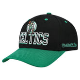 NBA Boston Celtics Backside Script 2-Tone Pro Crown Adjustable Hat