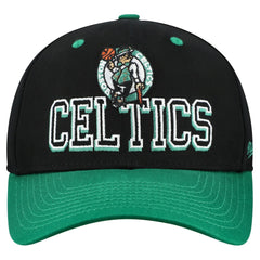NBA Boston Celtics Backside Script 2-Tone Pro Crown Adjustable Hat