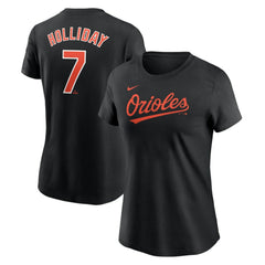 MLB Jackson Holliday Baltimore Orioles Nike Women's Cooperstown Collection Fuse Name & Number T-Shirt