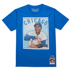 MLB Ernie Banks Chicago Cubs Mitchell & Ness Cooperstown Collection Collectors Connection T-Shirt