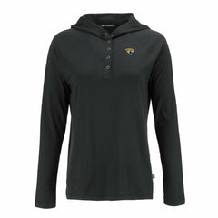 Cutter & Buck Women's Coastline Epic Comfort Eco Recycled Raglan Pullover Hoodie - Jacksonville Jaguars
