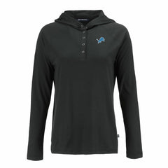 Cutter & Buck Women's Coastline Epic Comfort Eco Recycled Raglan Pullover Hoodie - Detroit Lions