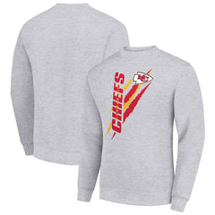 Starter Color Scratch Team Graphic Fleece Pullover Sweatshirt - Kansas City Chiefs