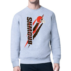 Starter Color Scratch Team Graphic Fleece Pullover Sweatshirt - Cleveland Browns