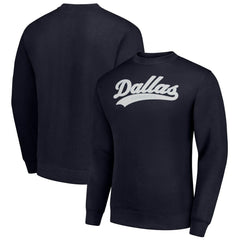Starter Tailsweep Team Graphic Tri-Blend Fleece Pullover Sweatshirt - Dallas Cowboys