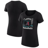 MLB Arizona Diamondbacks G-III 4Her by Carl Banks Women's Super-Slim Fit Lightweight Collage Team Graphic Crew Neck T-Shirt