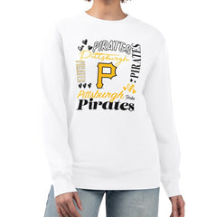 MLB Pittsburgh Pirates G-III 4Her by Carl Banks Women's Collage Team Graphic Fleece Pullover Hoodie