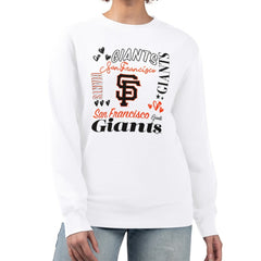 MLB San Francisco Giants G-III 4Her by Carl Banks Women's Collage Team Graphic Fleece Pullover Hoodie