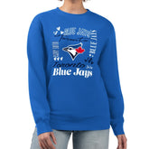 MLB Toronto Blue Jays G-III 4Her by Carl Banks Women's Collage Team Graphic Fleece Pullover Hoodie