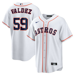 MLB Framber Valdez Houston Astros Nike Home Replica Jersey