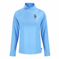 MLB Kansas City Royals Cutter & Buck Women's City Connect Coastline Epic Comfort Eco Recycled Funnel Neck Raglan Pullover Top