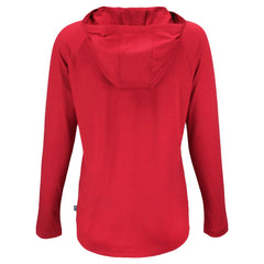 MLB Cincinnati Reds Cutter & Buck Women's Stars And Stripes Coastline Epic Comfort Eco Recycled Hoodie Raglan Long Sleeve T-Shirt