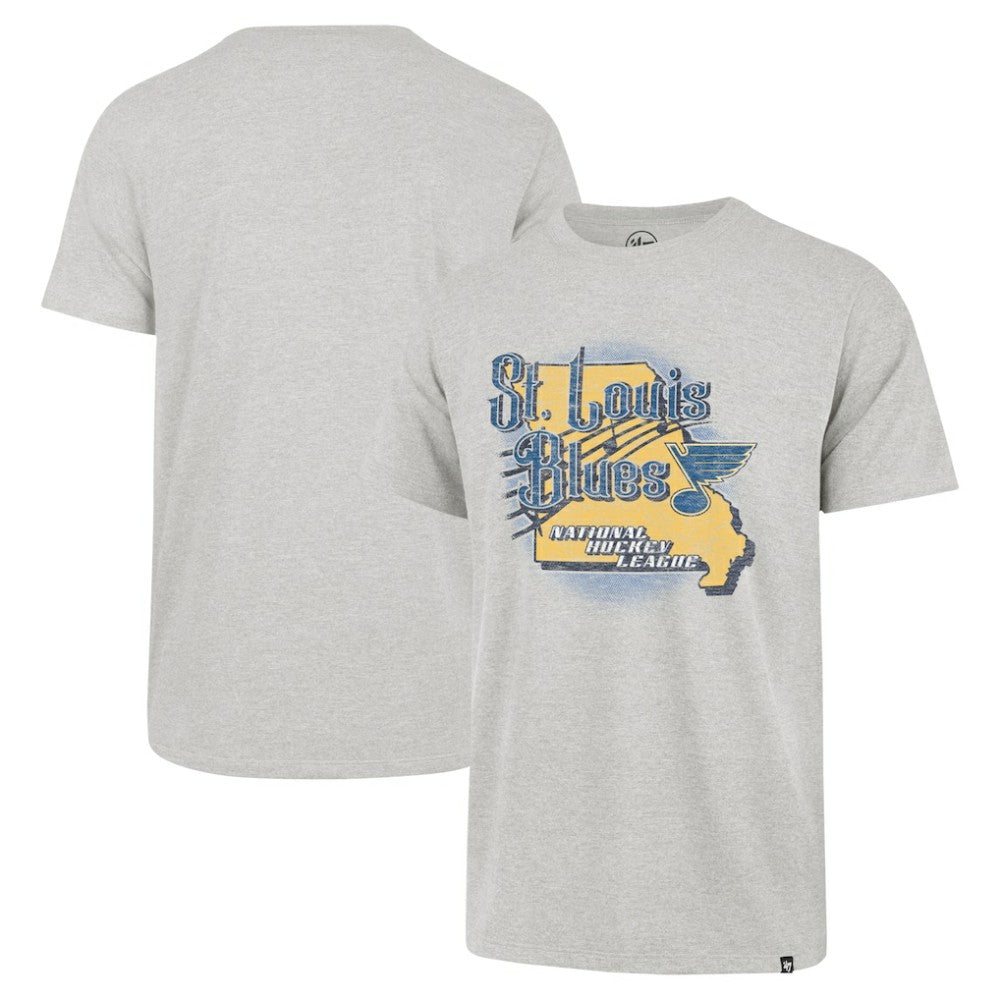 NHL Gray St. Louis Blues '47 Regional Localized Franklin T-Shirt