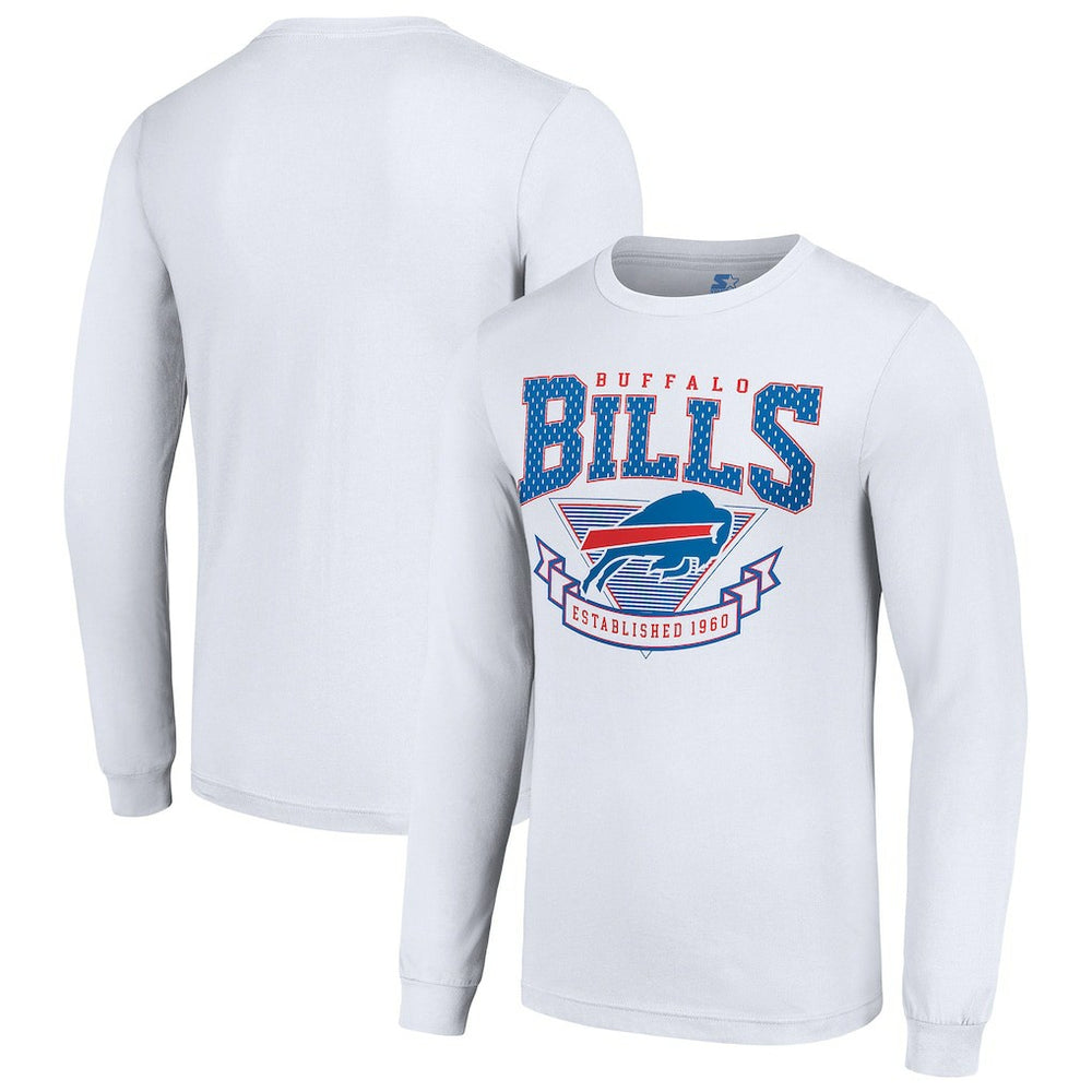 Starter '80s Inspired Team Logo Long Sleeve T-Shirt - Buffalo Bills