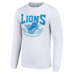 Starter '80s Inspired Team Logo Long Sleeve T-Shirt - Detroit Lions