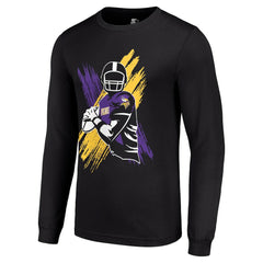 Starter Player X Logo Graphic Long Sleeve T-Shirt - Minnesota Vikings
