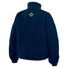 WEAR by Erin Andrews Women's Polar Fleece Half-Zip Jacket - Seattle Seahawks