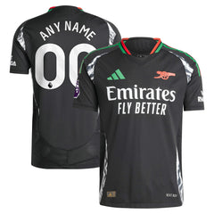 Arsenal 2024/25 Away Custom Jersey - Adidas Black