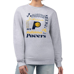 NBA Indiana Pacers G-III 4Her by Carl Banks Women's Collage Team Graphic Fleece Pullover Sweatshirt