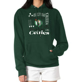 NBA Boston Celtics G-III 4Her by Carl Banks Women's Team Collage Graphic Fleece Pullover Hoodie
